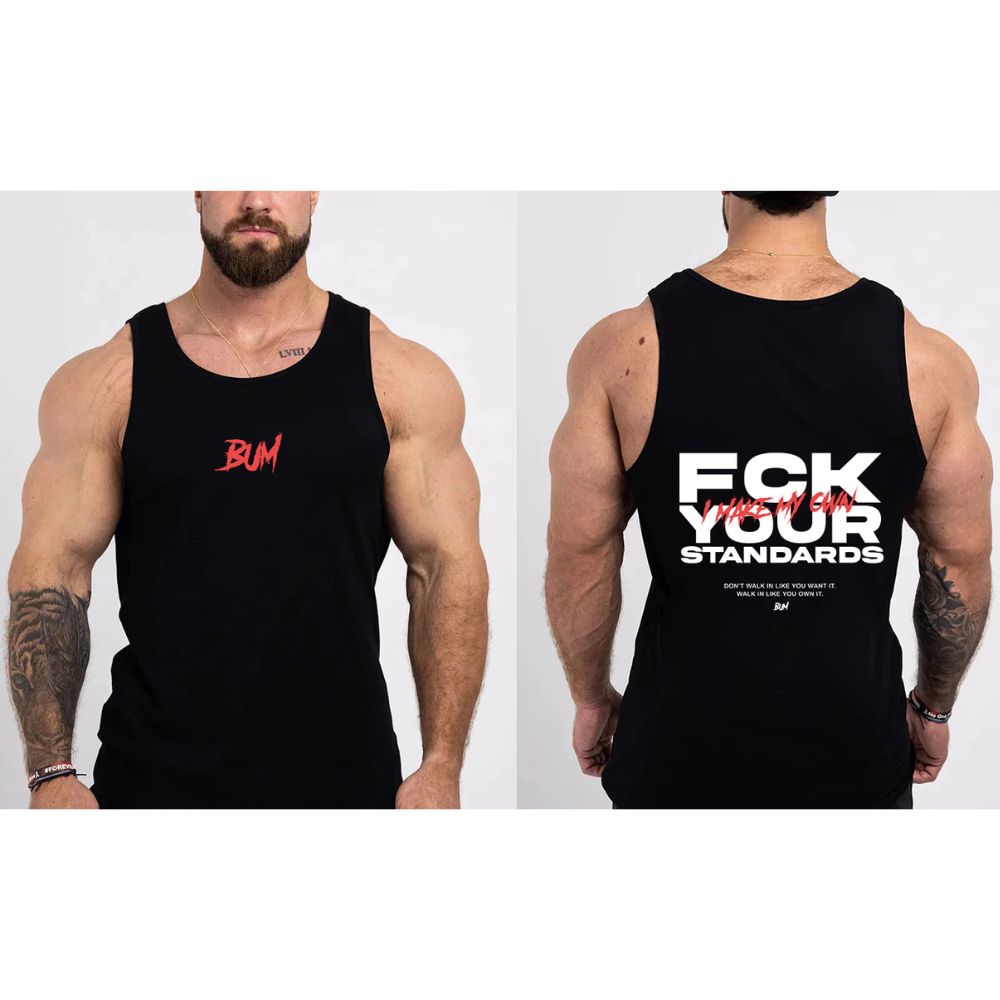 Chris Bumstead  I Make My Own FCK Your Standards Tank Top