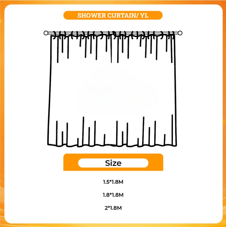 3D shower curtain - Cbum Gifts