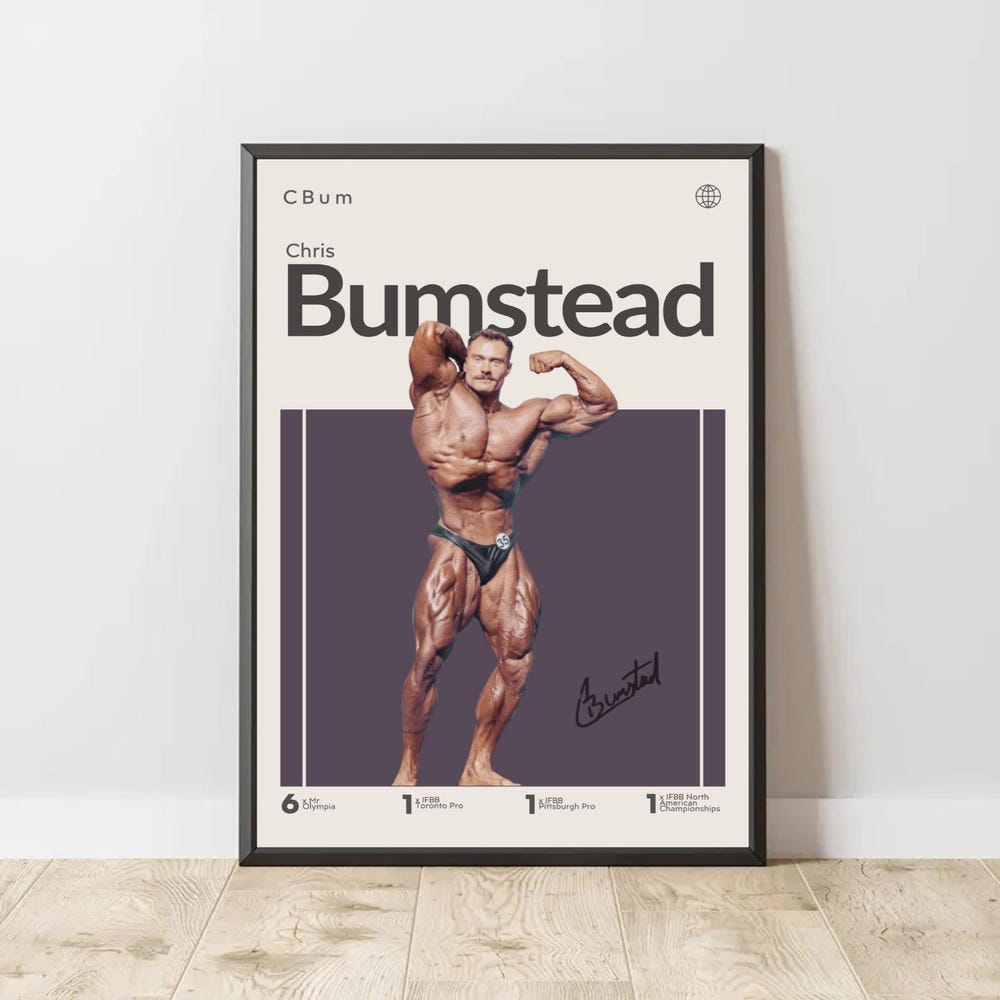 Chris Bumstead CBum Inspired Sport Wall Art - Image 3