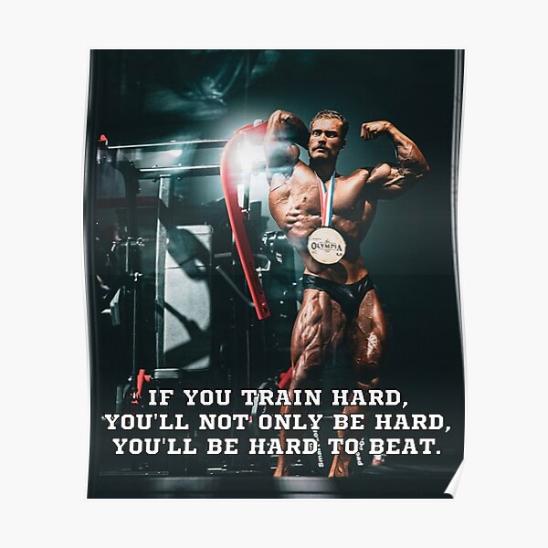 Chris Bumstead – CBUM Bodybuilding GYM motivation Poster